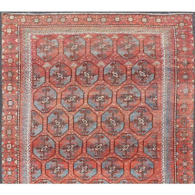 Measures: 5'10 x 8'10 This antique East Turkistan Belouch rug is a stunning representation of traditional craftsmanship,...