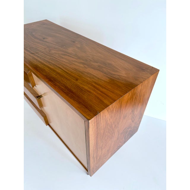 Brown Vintage Scandinavian Sideboard in Wood, 1960s For Sale - Image 8 of 14
