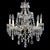 French Vintage French Louis XV Style Crystal & Gilt Bronze 5-Light Chandelier C1940 For Sale - Image 3 of 7