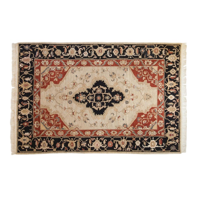 Vintage Armenian Serapi Design Rug - 6'2" X 9'1" For Sale
