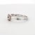 18k White Gold Knot Ring With Round White Diamonds Size 7 For Sale - Image 10 of 18