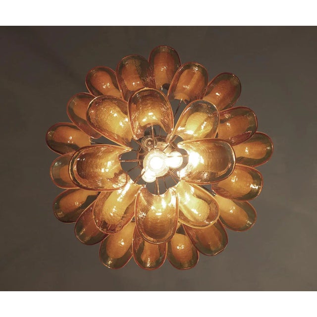 Vintage Italian Murano Chandelier, 1990 For Sale - Image 9 of 13