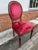 Brown Pair of 20th Century Louis XVI Style Mahogany Upholstered Side Chairs For Sale - Image 8 of 12