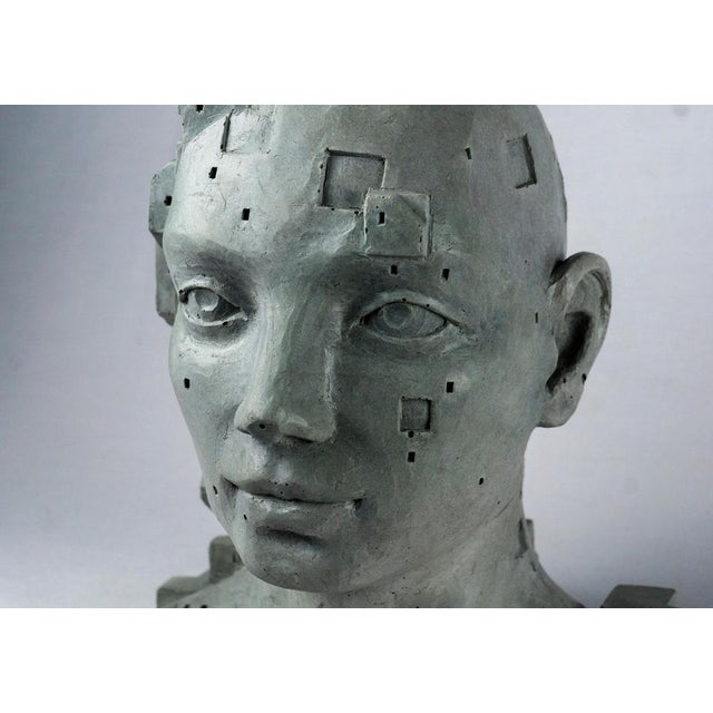 Gray Jose Perozo, LarA 001, 2024, Cement Sculpture For Sale - Image 8 of 12