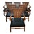 Set of 6 Mid Century Cane Back Armchairs For Sale