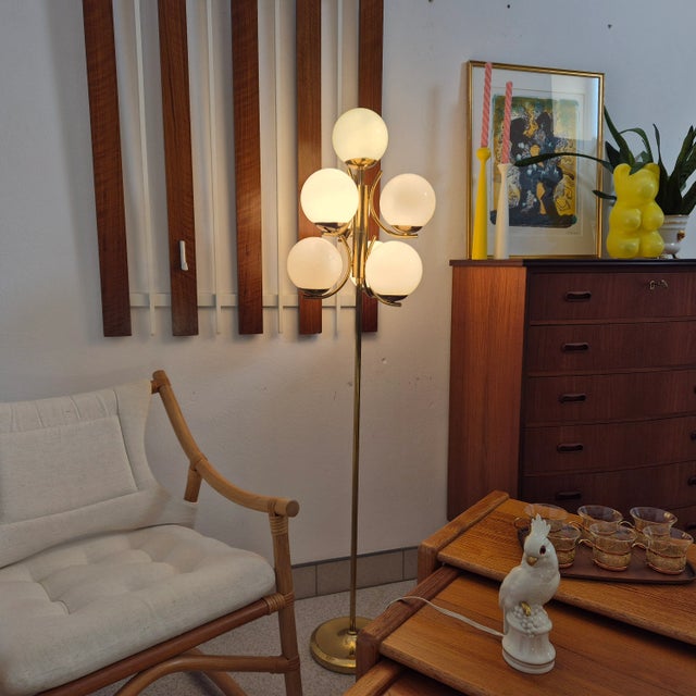 Mid-Century Sputnik Floor Lamp from Richard Essig, Germany, 1970s For Sale - Image 10 of 11