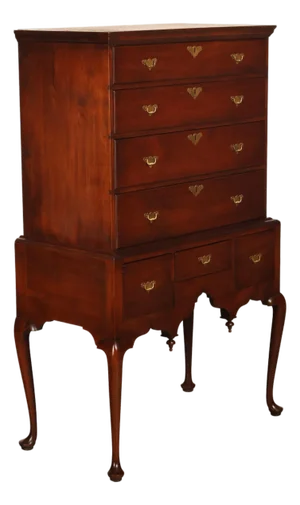 Kittinger Colonial Williamsburg Collection Highboy Chest of Drawers CW 56