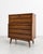 United Furniture Corporation Mid Century Modern Walnut Dresser by United Furniture Co. | Burled Drawers | Refinished Storage 1960's For Sale - Image 4 of 11