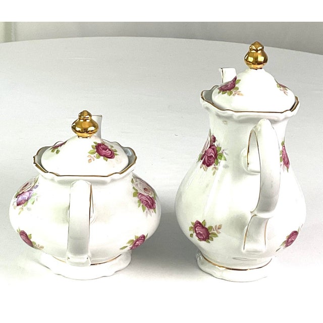 White Mid 20th Century Winterling-Bavaria- Porcelain Tea and Coffee Set- 23 Pieces For Sale - Image 8 of 9
