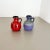 1970s Pottery Fat Lava Vases in Purple-Red from Jopeko, Germany, 1970s, Set of 2 For Sale - Image 5 of 18