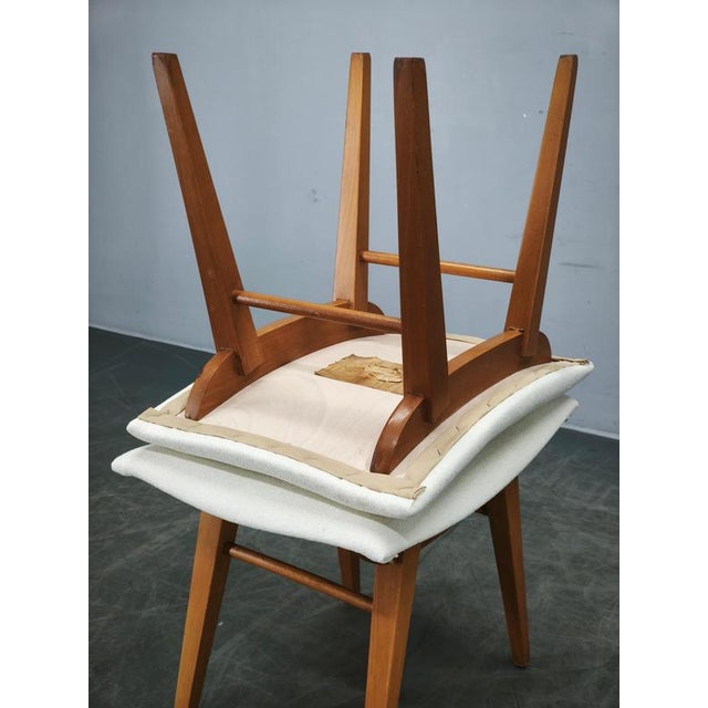 Beech Wood Stools by Závod Malacky, Czechoslovakia, 1970s, Set of 2 For Sale - Image 3 of 12