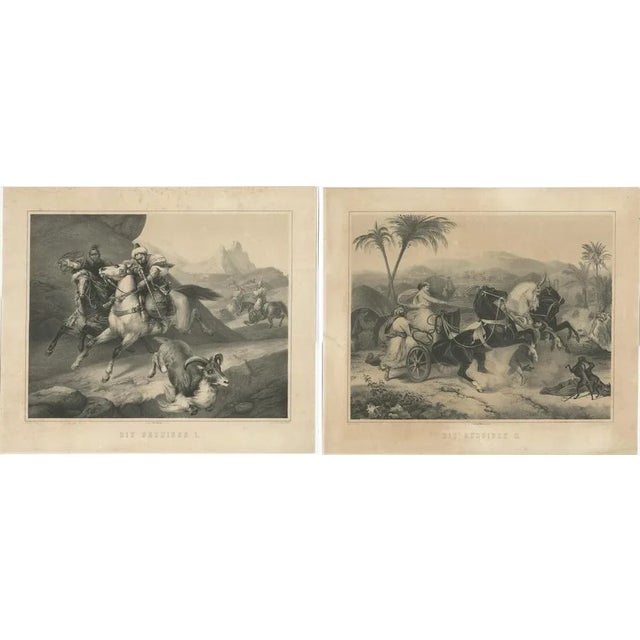 Bedouin Nomadic Arab Tribes, 1870, Print, Set of 2 For Sale - Image 4 of 7