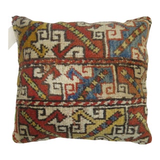 Zabihi Collection Turkish Anatolian Rug Pillow For Sale