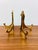 Vintage Pair of Brass Plate / Art Display Easels made of solid brass hinged great for plate or small art display great...