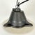 Industrial White Enamel and Cast Iron Pendant Light, 1960s For Sale - Image 6 of 17