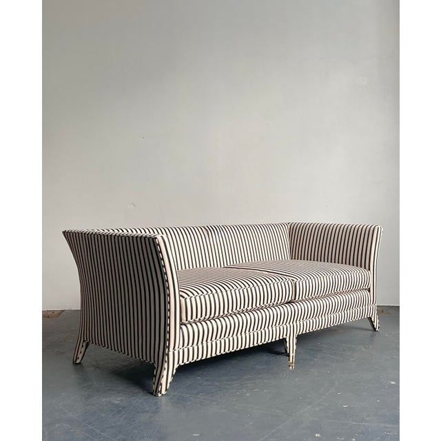 Vintage Boho Striped Sofa For Sale - Image 12 of 12