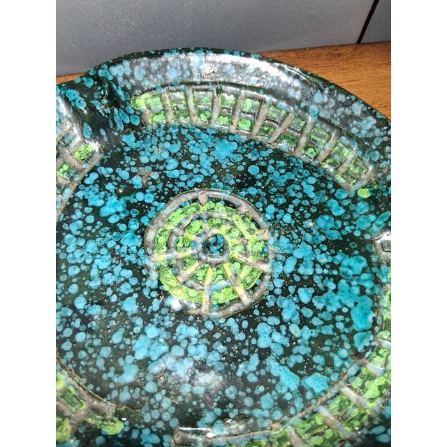 Mid-Century Modern Bitossi Rimini Blu Ashtray For Sale - Image 3 of 6