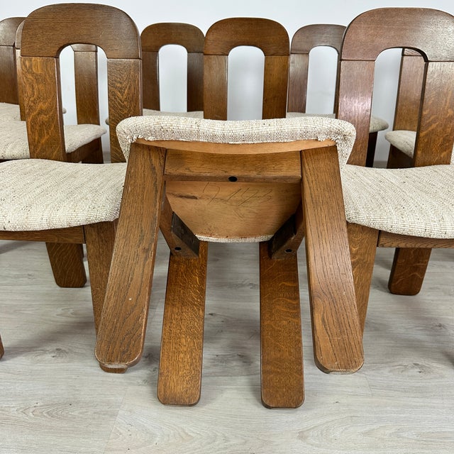 Dining Chairs Manner of Mobilgirgi –Set of 10 For Sale - Image 10 of 11