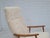 Wood Vintage Danish Rocking Chair in Sheepskin, 1970s For Sale - Image 7 of 18