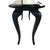Vintage Postmodern Black Lacquer Console Table | Sculptural Leg Sofa Table For Sale - Image 13 of 18