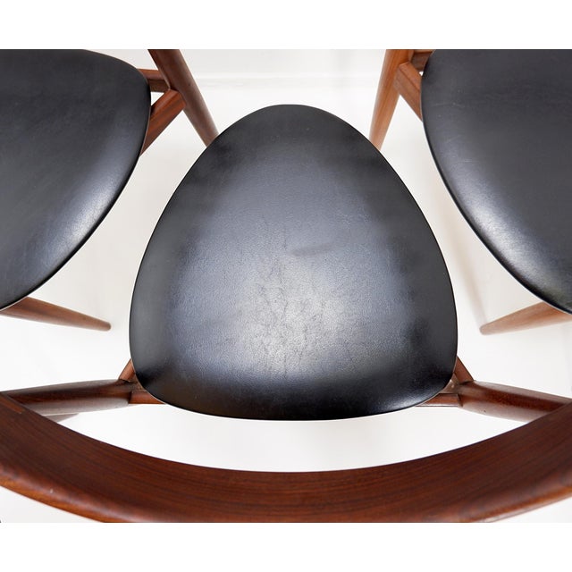 Extendable Teak Dining Table and Chairs by Hans Olsen for Frem Røjle, 1950s, Set of 7 For Sale - Image 6 of 18