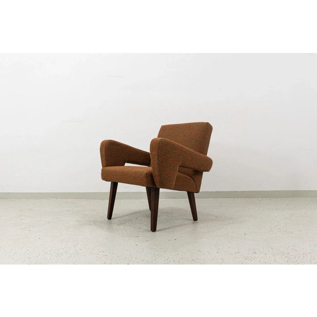 Wood Vintage Armchair from Jitona, Former Czechoslovakia, 1960s For Sale - Image 7 of 14