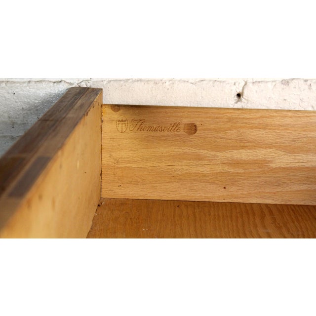 Brown Mid 20th Century Thomasville Mid-Century 'Arched' 6-Drawer Highboy Dresser in Walnut & Burl For Sale - Image 8 of 18