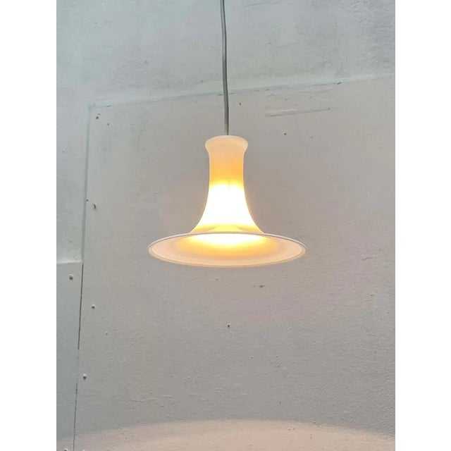 Vintage Danish Model Mandarin Pendel Mini Pendant Lamp by Michael Bang for Holmegaard, 1970s For Sale - Image 5 of 18