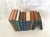 Group of 9 Assorted Antique Shades of Blue Books For Sale - Image 4 of 6