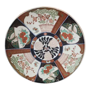 1930s Japanese Imari Porcelain Plate