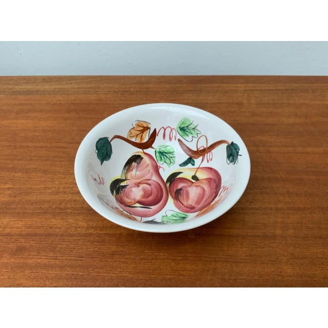 Vintage Ceramic Bowl with Handpainted Floral Decor from S.S. Crown, Japan For Sale - Image 15 of 15