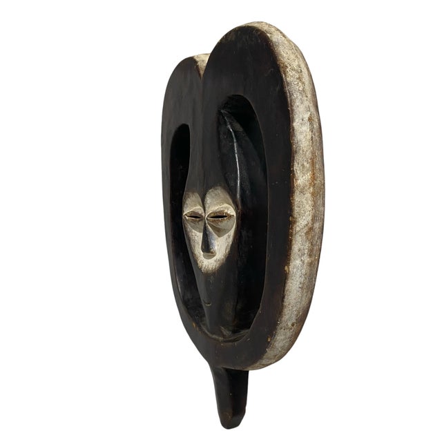 Tribal Ceremonial Kwele Mask, Gabon, Africa16.5