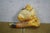 Sculpture Materials Antique Victorian Carved Meerschaum Lady & Bird Sterling Silver Collar Pipe For Sale - Image 7 of 14