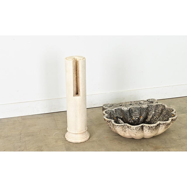 Portuguese 19th Century Carved Stone Pedestal Sink For Sale - Image 13 of 13