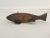 Vintage Hand-Carved Hand Painted 6.75" Ice Fishing Weighted Fish Decoy For Sale - Image 4 of 4