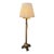 1990s Art Deco Style Palm Tree Giltwood Floor Lamp For Sale