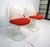 Mid 20th Century Early 42" Saarinen Tulip Dining Set With 4 Chairs by Knoll For Sale - Image 5 of 18