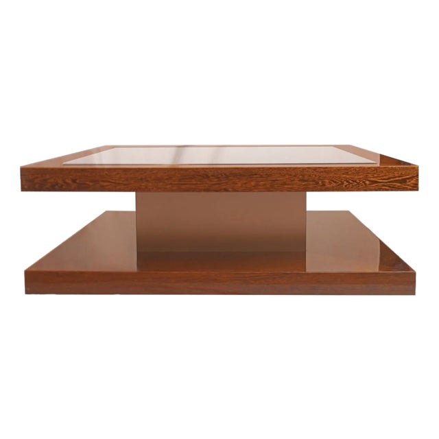 Vintage Modern Square Coffee Table For Sale