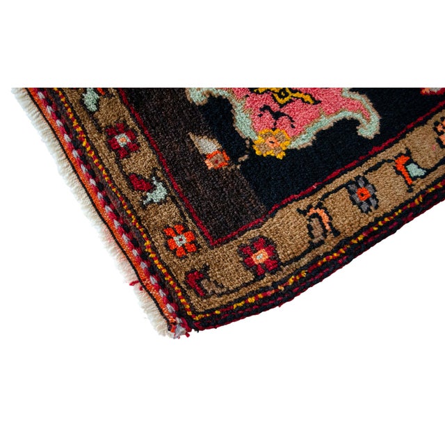 Rare Unused Vintage Authentic Turkish Rug | Handwoven Wool | Rustic Farmhouse Decor For Sale - Image 12 of 18