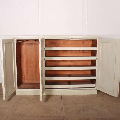 Swedish Style Painted Linen Cupboard For Sale - Image 9 of 12