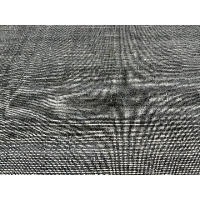 9ft X 12ft Contemporary Woven Wool Area Rug For Sale - Image 9 of 12