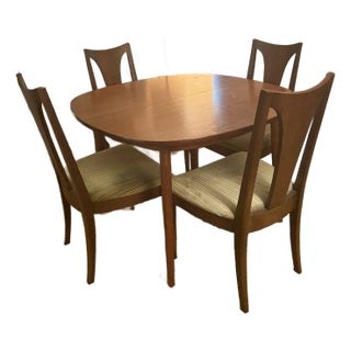 Mid Century Modern Parallel by Drexel Dining Set For Sale