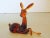 Mid-Century Modern Amber Glass Deer For Sale - Image 3 of 3