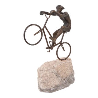 The Cyclist Sculpture For Sale
