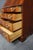 Council Craftsmen Mahogany Secretary Bookcase With Glass Doors & Drop Front Desk For Sale - Image 10 of 14