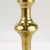 Antique 18th Century George II English Brass Petal Base Single Candlestick For Sale - Image 9 of 13