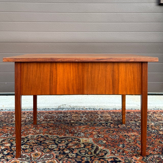 Mid Century Modern Jack Cartwright for Founders 2 Drawer Walnut Side Table or Nightstand For Sale - Image 9 of 13