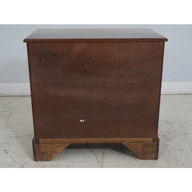 Kittinger Wa-1031 Colonial Williamsburg Mahogany Bachelor Chest For Sale - Image 11 of 12