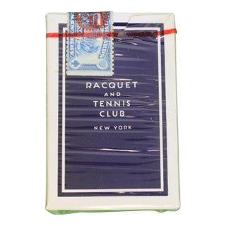 Sealed Deck of Racquet & Tennis Club New York Playing Cards For Sale