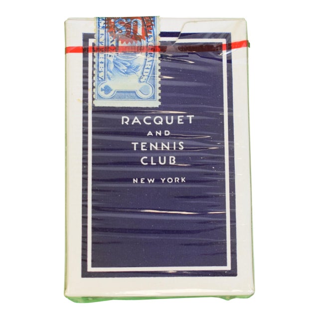 Sealed Deck of Racquet & Tennis Club New York Playing Cards For Sale